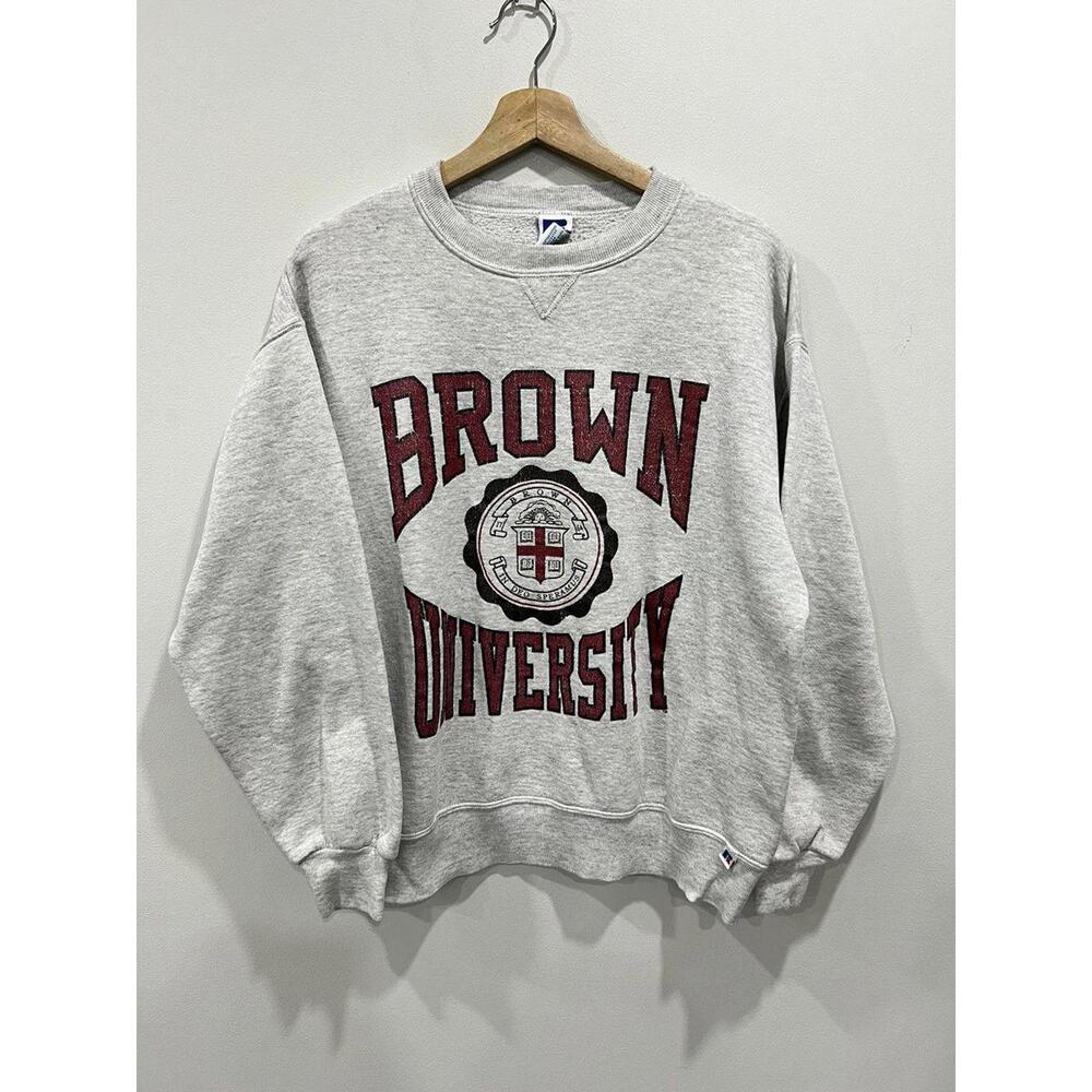 Vintage Russell Athletic Brown University Sweater Sweatshirt